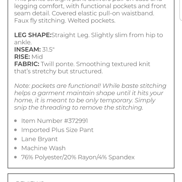 Lane Bryant Textured Ponte Dress Pants - Picture 4 of 8